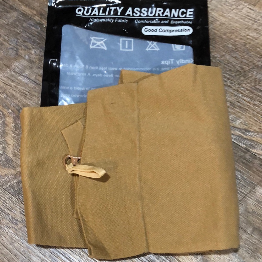 Quality Zip Up Compression Socks Brown Size 3x New